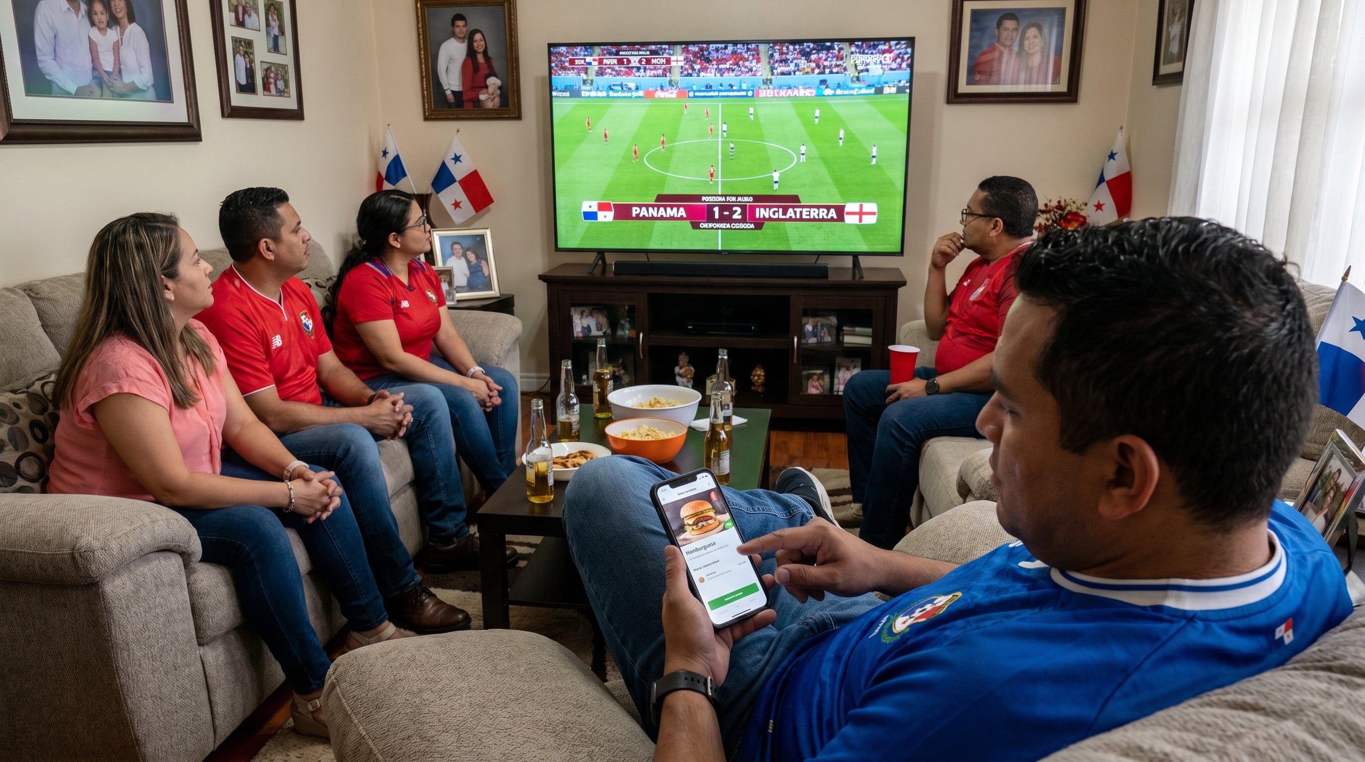 La comida a domicilio se posicionó como el canal principal de consumo durante los partidos en países como Brasil, Argentina, México, Perú, Ecuador y Centroamérica. (Imagen Ilustrativa Infobae)