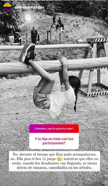 Historias de Instagram de Andrea