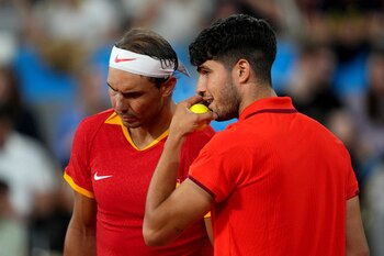 Rafael Nadal y Carlos Alcaraz