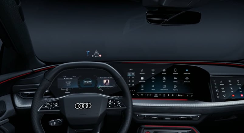 Las alertas de seguridad se activan según las condiciones que el vehículo detecta durante el trayecto. (Audi)