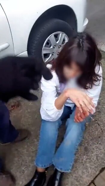 Vecinos y testigos registran el