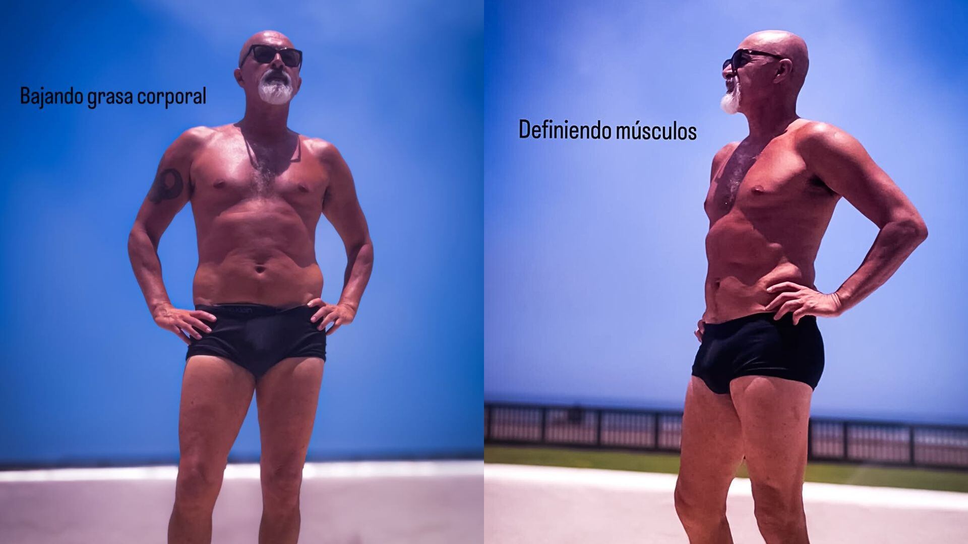 Alcántara se prepara físicamente para la película “La Gran Sangre”, donde interpretará a “el Dragón”. IG