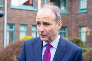 El centrista Micheál Martin. EFE/Gerard McCarthy/Archivo