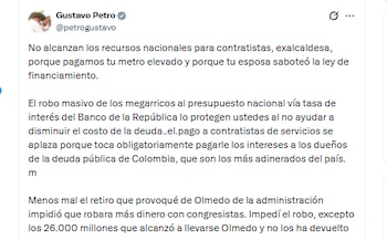 Gustavo Petro culpó al Congreso