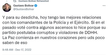 Senador gustavo bolivar le responde a la senadora Paloma Valencia ante polémica por el respeto a la Fuerza Pública