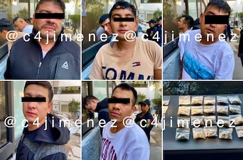 Algunos de los detenidos tienen