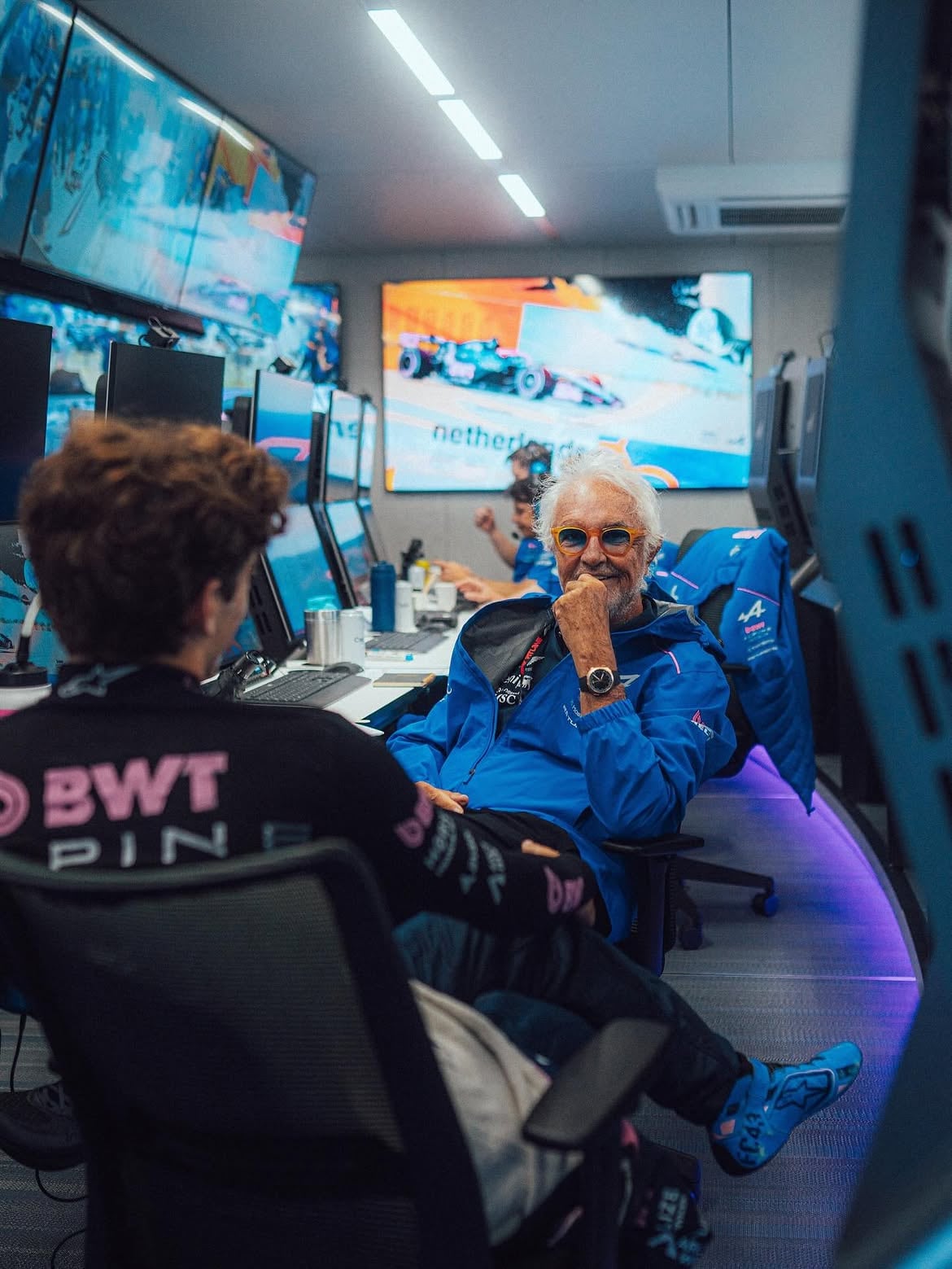 Flavio Briatore está muy conforme con la labor de Franco Colapinto y tiene la última palabra en Alpine (Foto: @alpinef1team)