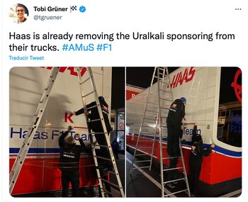 Haas quitará los colores rusos