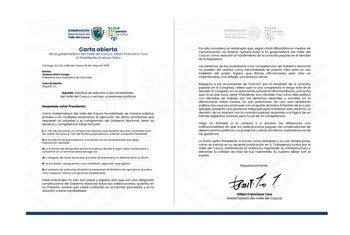 Esta fue la carta que