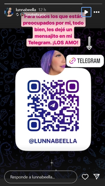 Luna Bella ironizó sobre la