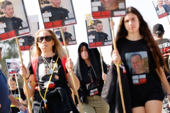 Los manifestantes marchan hasta Jerusalén