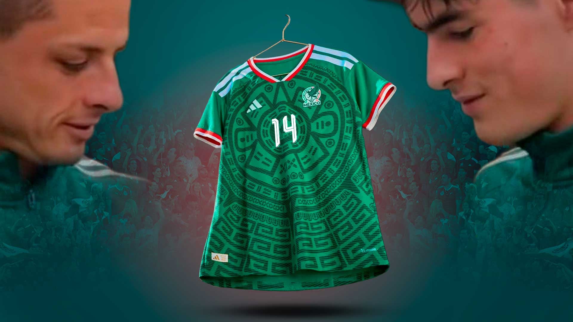 La playera más emblemática del Tri pasó de manos a otro rojiblanco. (Jesús Avilés | Infobae México)