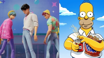 Así puedes convertir a Los Saja Boys de Las Guerreras K-pop en personajes de Los Simpson