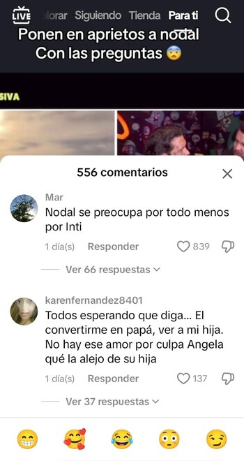 Usuarios de redes sociales señalaron que, aunque la familia mencionada en su respuesta podría incluir a su hija, Nodal no lo dejó claro.