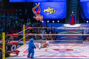 El mexicano evitó que la figura de AEW ganara el prestigioso torneo y consiguió su segundo campeonato de Leyenda de Plata. (Foto: Diego Cedrix)