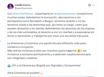 El candidato a la Cámara