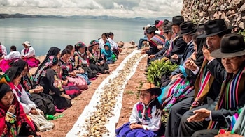 Pachatata y Pachamama en Perú.