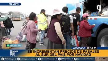 Familias desembarcan en el Terminal