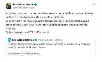 Bruce Mac Master, presidente de