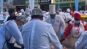 Se distribuyeron gratuitamente más de 30 mil platos de ceviche. Captura de pantalla