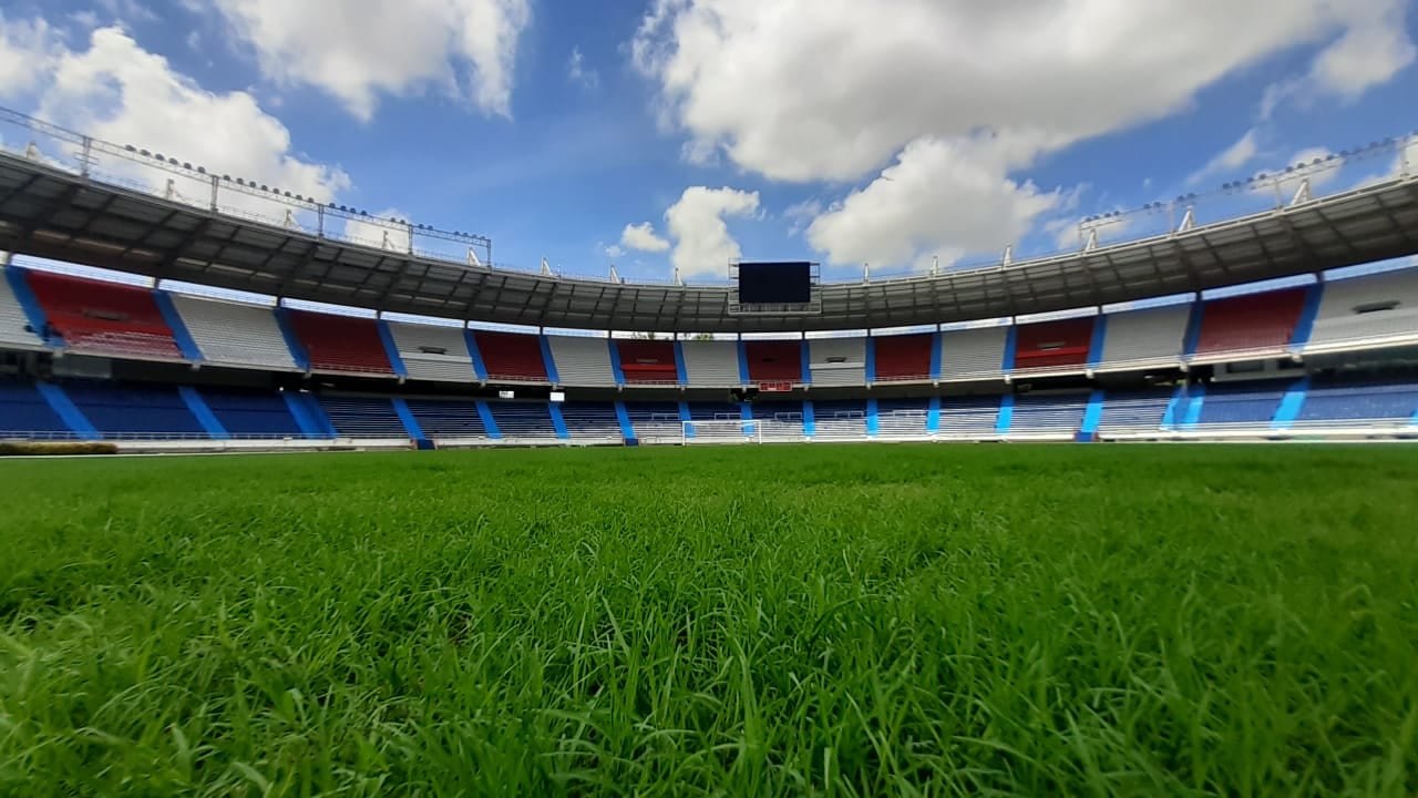 Video | Así quedó la gramilla del nuevo estadio Metropolitano de Barranquilla: Teo Gutiérrez reaccionó