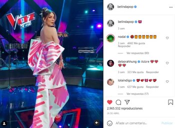 (Foto: @belindapop / Instagram)