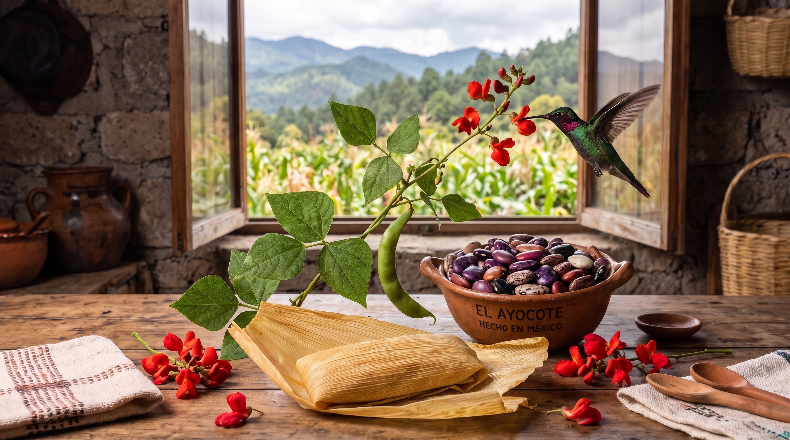 Ayocote: la flor mexicana que se cocina desde hace siglos, se come en tamales y atrae colibríes