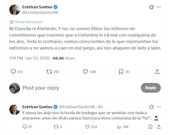 La declaración de Esteban Santos