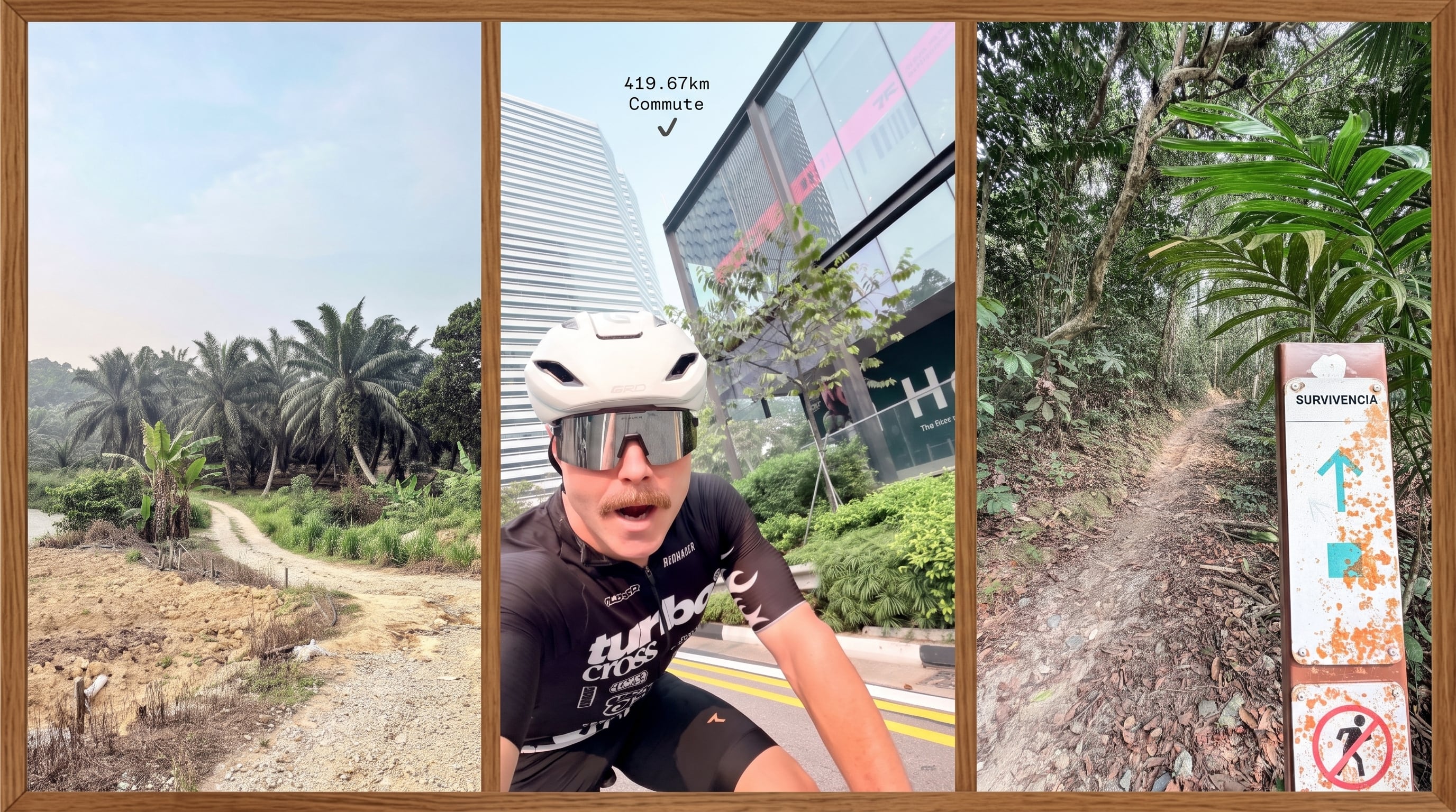 El increíble video que compartió Valtteri Bottas de los 420 kilómetros que recorrió en bicicleta para ir del Gran Premio de Malasia al de Singapur