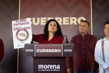 Luisa María Alcalde en Chilpancingo,