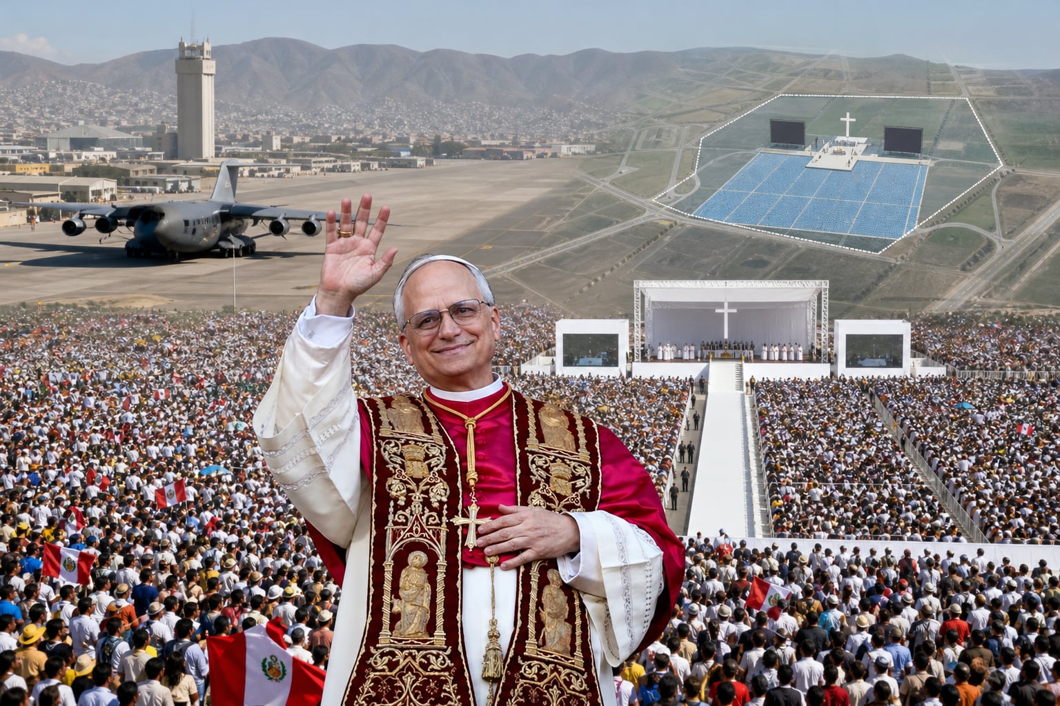 Bloques, voluntarios, ambulancias y puntos de hidratación: así preparan Las Palmas para recibir a 1,2 millones que verán al Papa León XIV