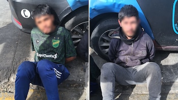 Los detuvieron a metros de