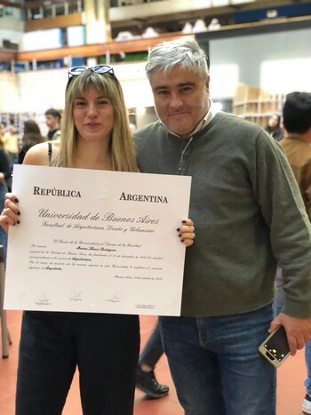 El año pasado, la hija