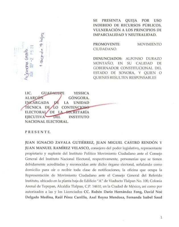 Movimiento Ciudadano denuncia a Alfonso Durazo por criticar discurso de Colosio en San Lázaro: “es inmoral e ilegal”.