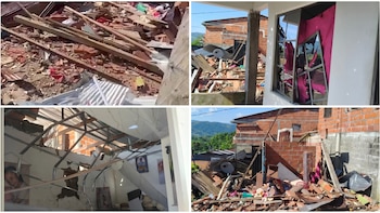 Explosión en Tarazá provocó la muerte de una persona y dejó varias viviendas afectadas