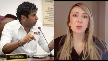 El congresista del Pacto Histórico fue elegido como presidente de la Cámara de Representantes. Fotos: @DavidRacero / @MirandaBogota