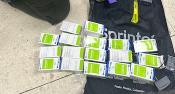 El Plan Cazador en Cali permitió detectar sustancias químicas transportadas sin la documentación exigida y avanzar en capturas por tráfico de estupefacientes - crédito Seccional de Tránsito y Transporte Cali