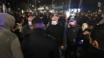 jose luis espert en la marcha de la policía
