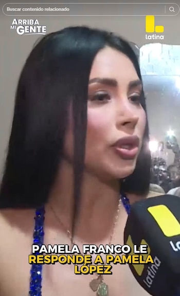 Pamela Franco revela por qué tomó acciones legales contra Pamela López: “Para todo hay un límite”. Captura: 'Arriba Mi Gente.'