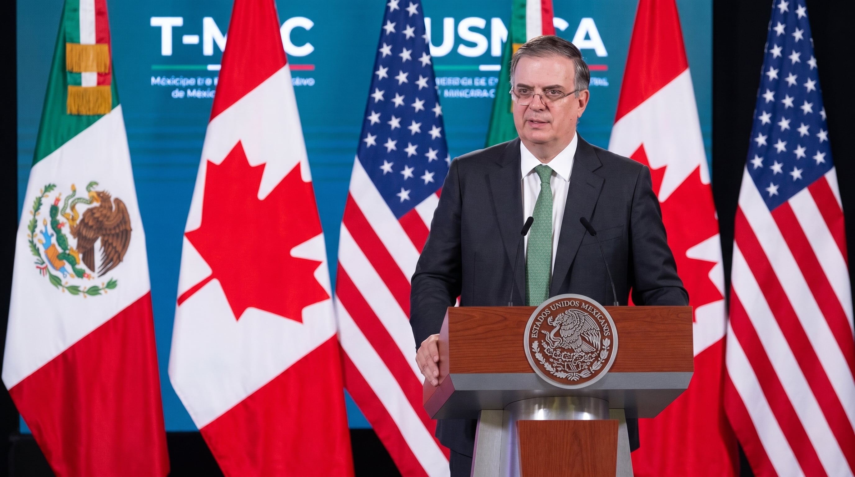 El T-MEC entrará en una etapa decisiva el 1 de julio con la revisión conjunta de México, EU y Canadá. (Imagen Ilustrativa Infobae)