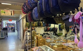 La plaza contaba con distintos