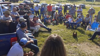 También hubo asamblea de productores