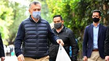 Macri llegó a votar con