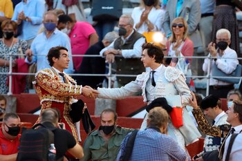 Los diestros Domingo López-Chaves (i)