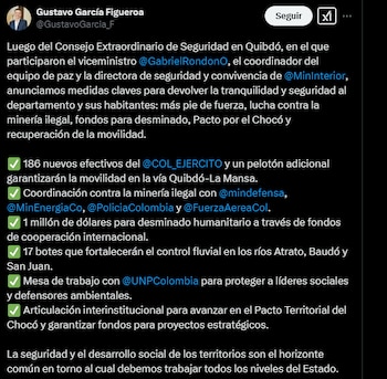 El ministro del Interior encargado,