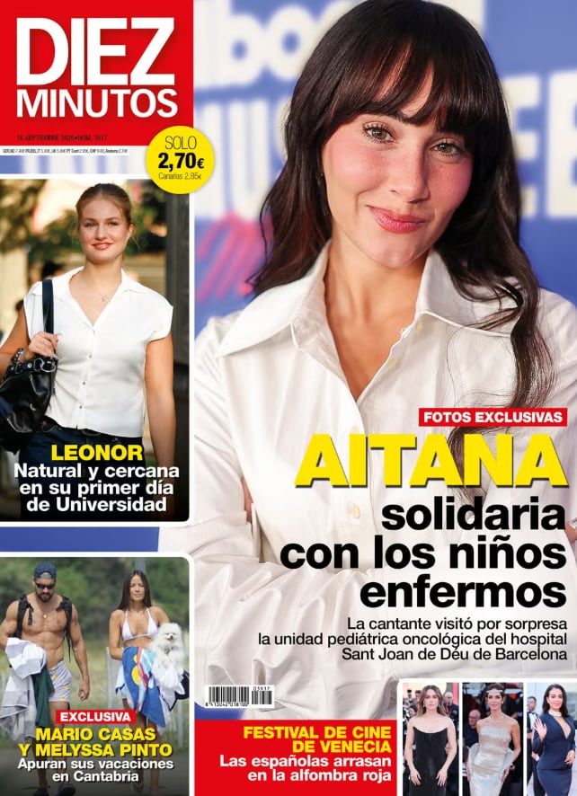 Portada de la revista Diez Minutos del 9 de septiembre de 2026.