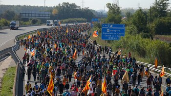 Varias marchas discurren por carreteras