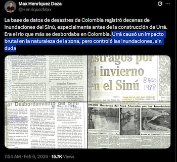 La combinación de fenómenos climáticos