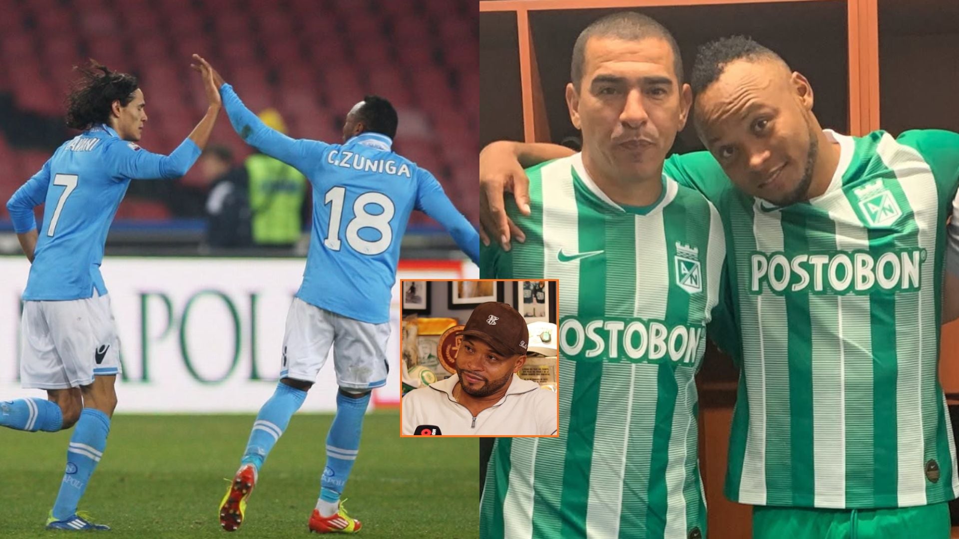 Camilo Zuñiga reveló que le cobraba a Edisnon Cavani por las asistencias en Napoli y a Víctor Hugo Aristizabal en Atlético Nacional - crédito @camilozuniga18/Instagram