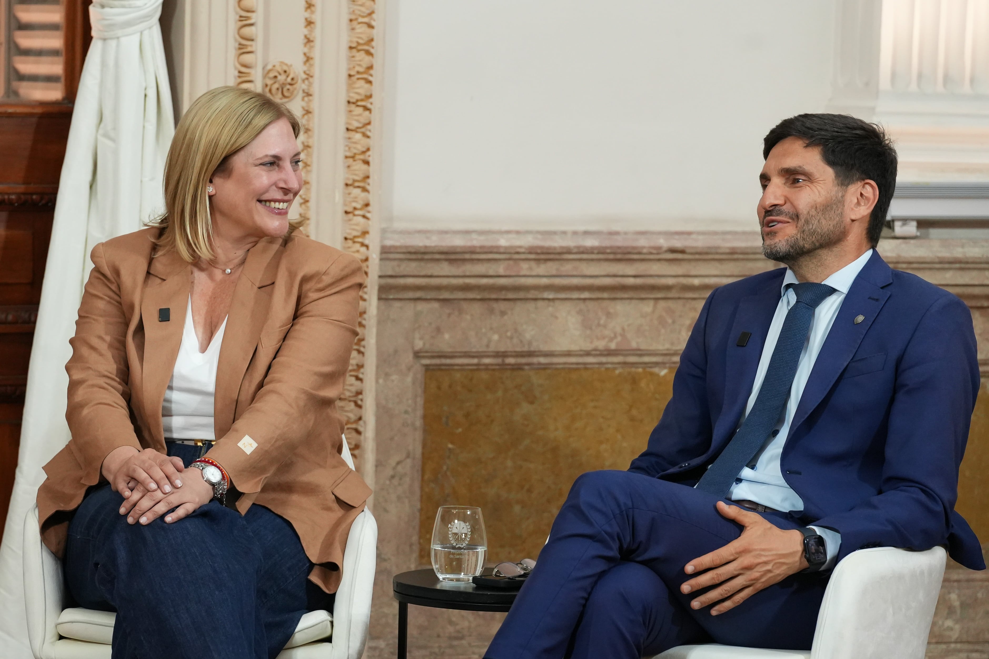 Maximiliano Pullaro y Gisela Scaglia